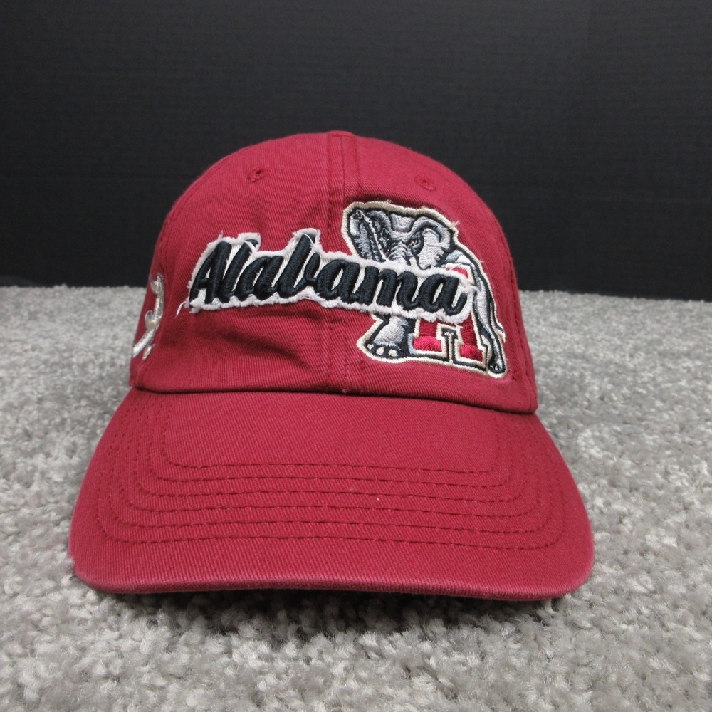 Alabama Crimson Tide Hat Cap Mens Strap Back Embroidered Elephant Football Logo